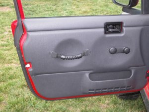Jeep Wrangler Door Pull Straps - Rugged Ridge - Black - `97-`06